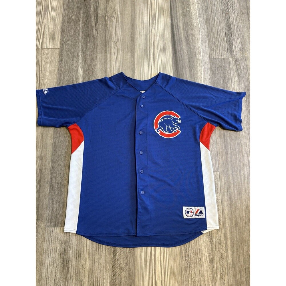 Majestic Chicago Cubs 08’ Alfonso Soriano Batting Practice Jersey Fits Like XL